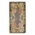 Special Greige Ground Color With Lovely Floral Design Antique American Hooked Rug For Sale