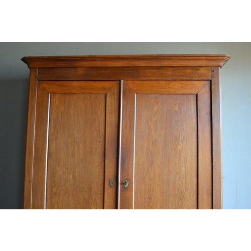 Antique Oak Cabinet, 1850s For Sale - Image 3 of 11
