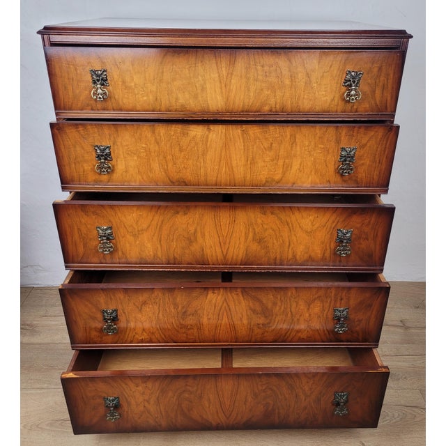 This is a gorgeous antique styled chest of drawers that is sure to excude character and period charm in a home bedroom or...