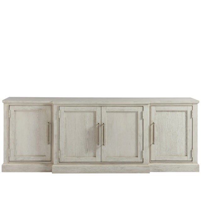 Not Yet Made - Made To Order Shoreline Entertainment Console Table, Beige For Sale - Image 5 of 5