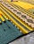 Yellow 4ft 2in × 7ft 6in Zapotec Style Geometric Area Rug For Sale - Image 8 of 12