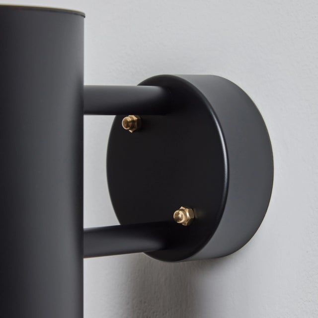 Hans-Agne Jakobsson C627/110 'Rulle' Outdoor Sconces in Black - a Pair For Sale - Image 9 of 12