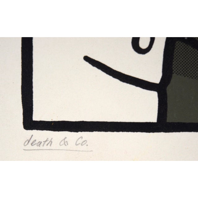 Paper "Death & Co." Pop Art Conversation by David Mar For Sale - Image 7 of 7