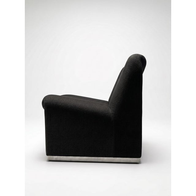 Mid-Century Modern Vintage Black Alky Lounge Chair by Giancarlo Piretti for Castelli, 1960s For Sale - Image 3 of 4