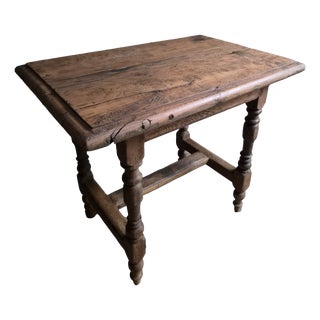 18th Century French Rustic Oak Country Table For Sale