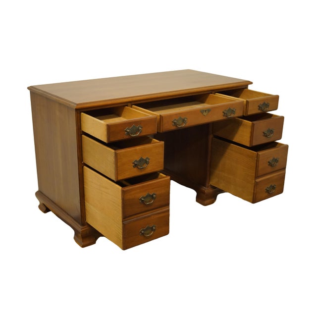 Hampshire House Solid Hard Rock Maple Colonial Style 47" Partner Desk