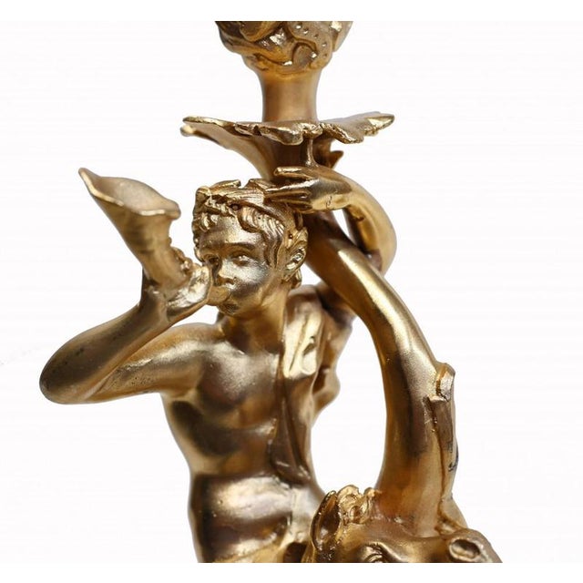 French Ormolu Candlesticks, Set of 2 For Sale - Image 5 of 9