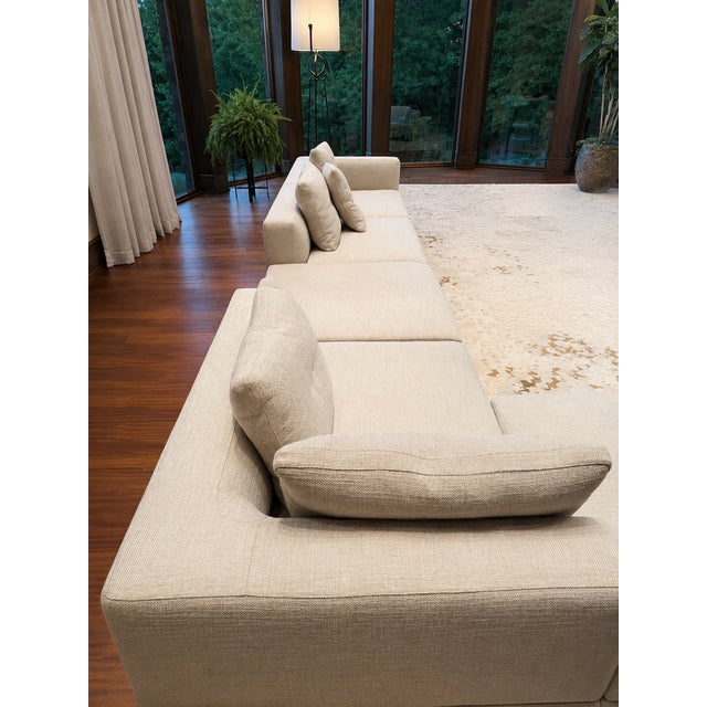 Wood Minotti Alexander Oversized Modular Sectional For Sale - Image 7 of 10