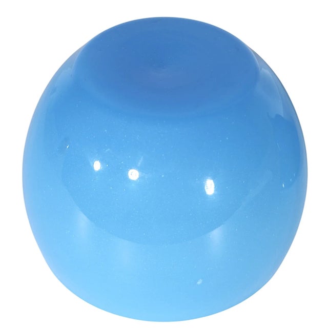 Vintage French Glass Pear Shaped Jar For Sale - Image 4 of 10