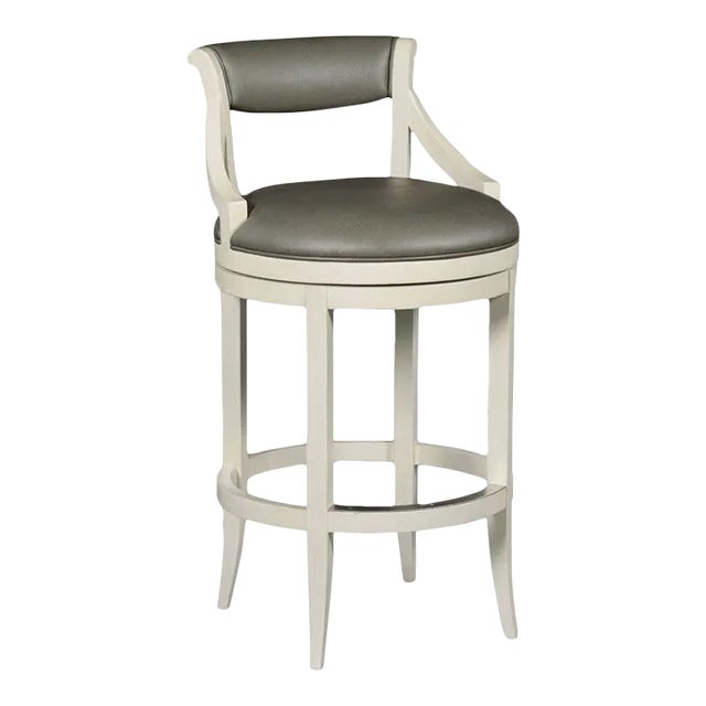 Taylor Counter Stool, Carrara Finish For Sale