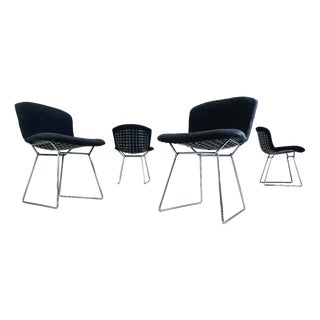 Vintage Chairs by Harry Bertoia for Knoll Inc., 1980s, Set of 4 For Sale