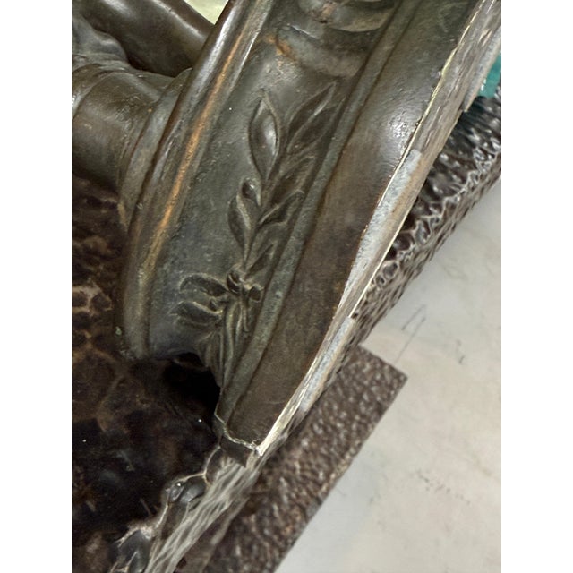 Metal 19th Century Grand Tour Neo Classical Bronze of Dancing Faun with Cymbals For Sale - Image 7 of 18