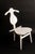 Valet Chair in White Lacquered Wood by Hans J. Wegner, 1950s For Sale - Image 4 of 14
