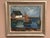 Original Vintage Swedish Oil on Canvas – “Boat Harbour” by Gösta Ekdahl – Signed – Dated 1963 verso – Framed – 87 × 76.5...