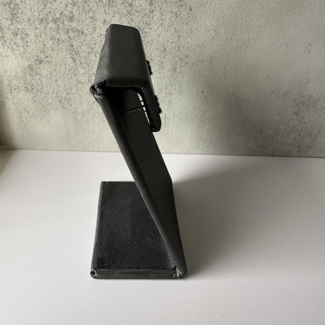 Contemporary Petite Bezel Set Diamond Studs in 14kt White Gold - 0.08ctw Natural Diamonds, A Pair For Sale - Image 3 of 5