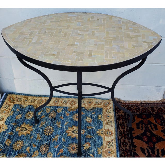 Natural Moroccan Mosaic Console Table Chairish