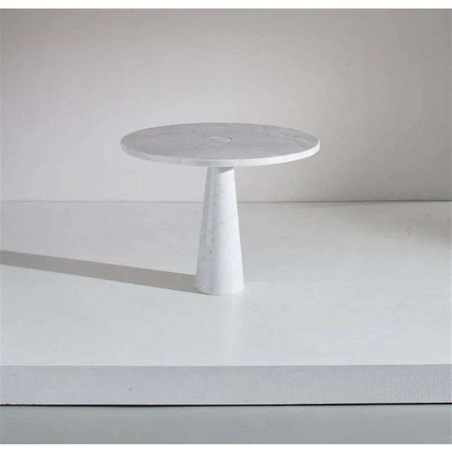 Stone White Marble Eros Table by Angelo Mangiarotti for Skipper, 1990s For Sale - Image 7 of 7