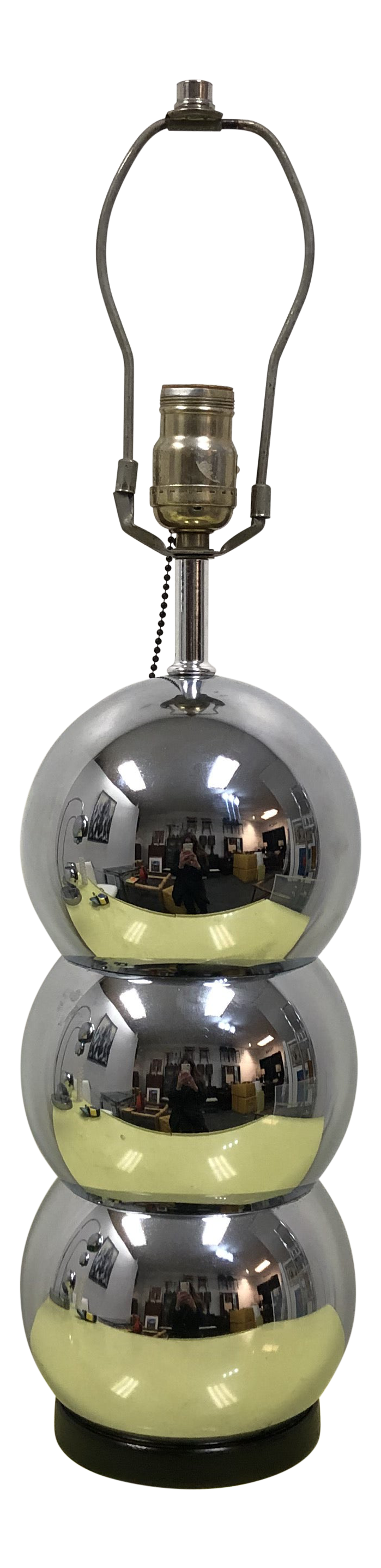 chrome ball table lamp