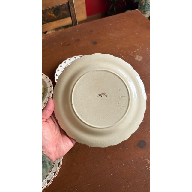 Red A Very Fine Set of 6 Wedgwood Equestrian and Fox Hunting Scene Plates, Circa 1920's For Sale - Image 8 of 17