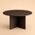 Round Smoked Oak Dining Table by Lebanto For Sale - Image 4 of 4