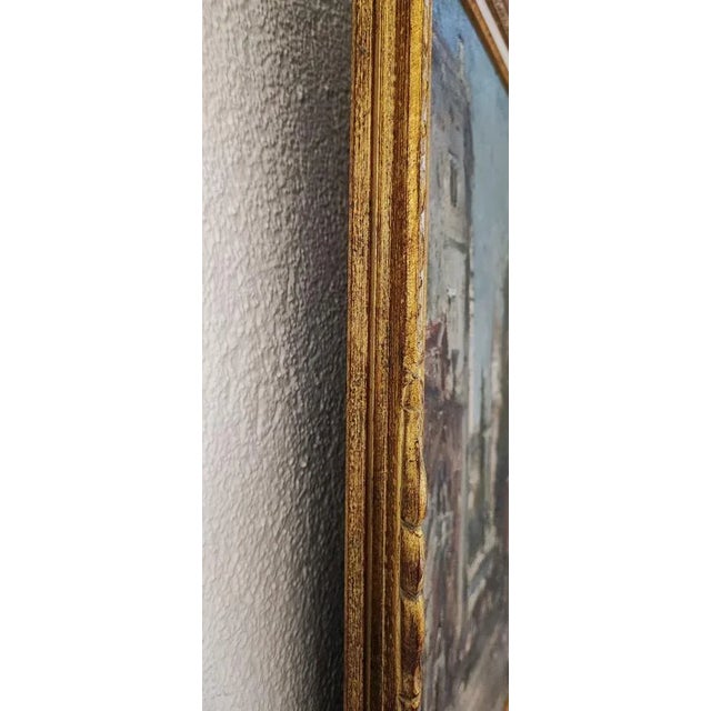 Bruno Martini, Ruelle de Venise, Oil on Canvas, Framed For Sale - Image 8 of 11