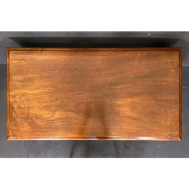 French Rectangular Low or Coffee Table of Mahogany For Sale - Image 9 of 10