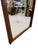 Wood Mid-Century Modern Framed Wall Mirror With Sculpted Wood Frame For Sale - Image 7 of 8