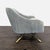 Modern West Elm Roar & Rabbit Pleated Velvet Swivel Chair For Sale - Image 3 of 11