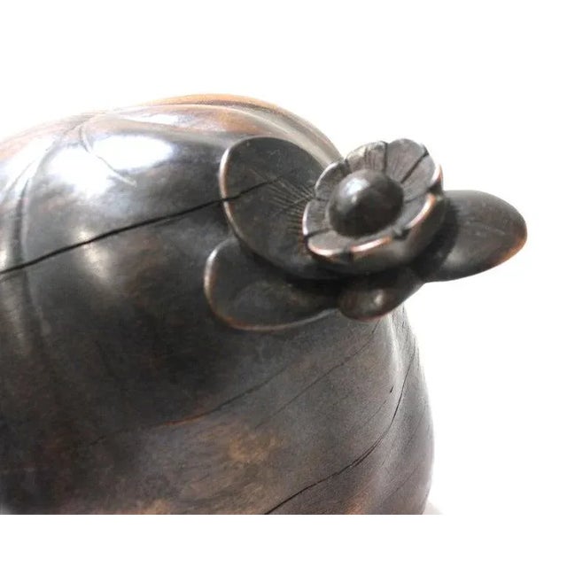 1960s Rosewood Balinese Bust of a Young Woman For Sale - Image 10 of 13