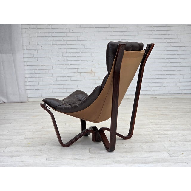 Norwegian Viking Lounge Chair by Jim Myrstad, 1970s For Sale - Image 10 of 18