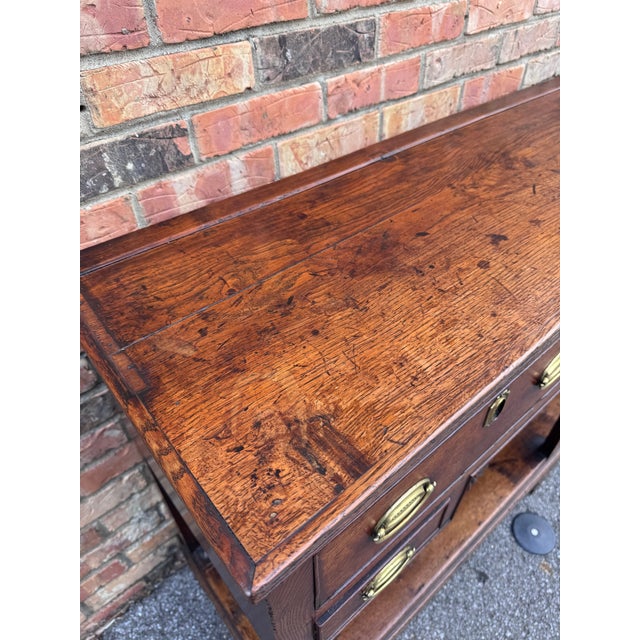Brown 19th Century English Dresser Base For Sale - Image 8 of 12