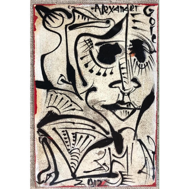 Modern Surrealist Painting by Alexander Gore Painting Certified For Sale - Image 4 of 7