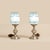 Vintage Chrome Table Lamps, 1950, Set of 2 For Sale - Image 3 of 3