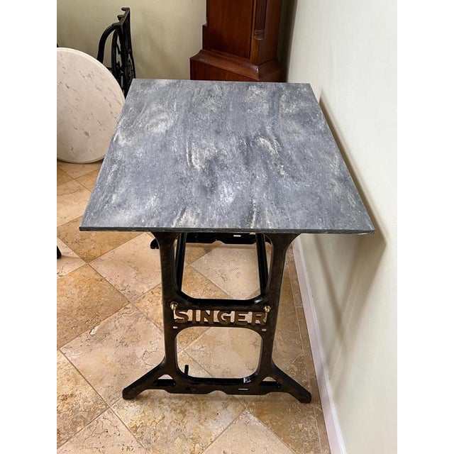 Antique Victorian Cast Iron Sewing Stand For Sale - Image 3 of 7
