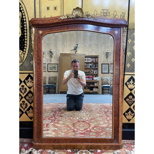 Art Deco Gold Mirror For Sale - Image 9 of 9