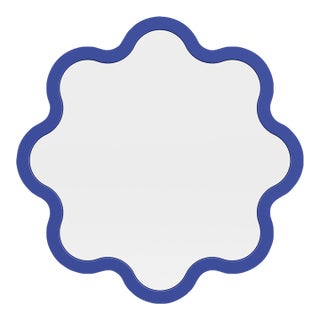 Hvyli Round 40 - Mini Wavy Mirror For Sale