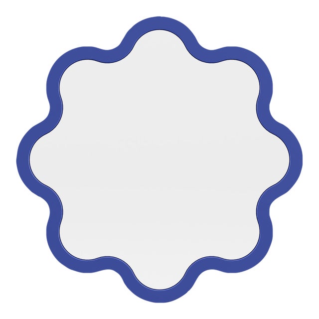 Hvyli Round 40 - Mini Wavy Mirror For Sale