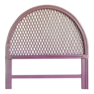 Boho Chic Lavender Bentwood Queen Size Headboard For Sale