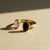 Toi et Moi Gemstone Ring: White Opal and Black Opal. Perfect "You n I" Gold Birthmonth gemstones ring. Metal: 925 silver +...