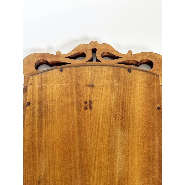 Vintage Beige Wooden Table Mirror, France, 1920s For Sale - Image 15 of 18