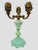 Art Deco Vintage Jadeite 3 Arm Table Lamp For Sale - Image 3 of 15