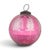 Late 20th Century Cranberry Glass Kugel-Style Botanical Christmas Ornaments, Set of 3 For Sale - Image 11 of 18
