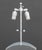 Modern Clear Acrylic and Chrome Table Lamps, Pair For Sale - Image 4 of 8