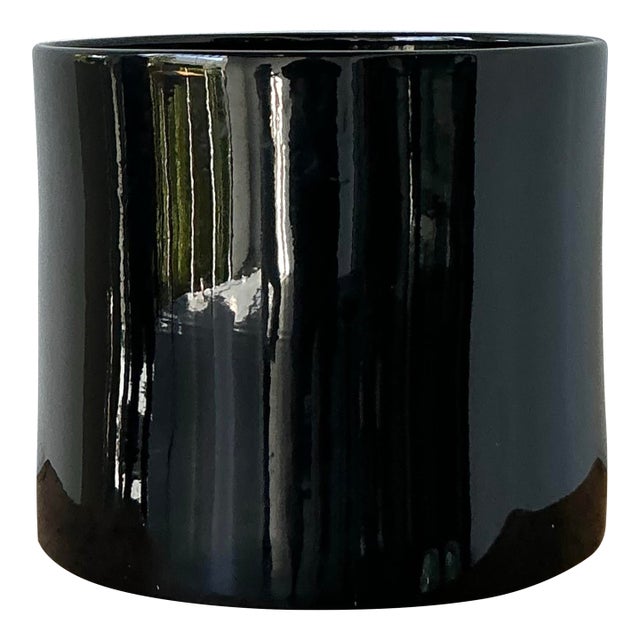 Vintage Boho Gainey Glazed Ceramic Planter For Sale