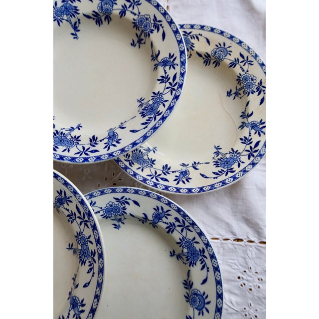 Antique Porcelain Soup Plates, 1890s, Set of 6 For Sale - Image 5 of 16