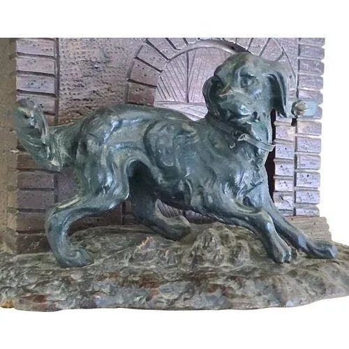 Antique Black Forest Dog & Doghouse Cigar Box For Sale - Image 9 of 12