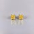 Natural Sapphire Stud Earrings 14k Yellow Gold 1.7 TCW Certified For Sale - Image 14 of 14