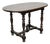 1800s Spanish Antique Kitchen Oval Table. For Sale