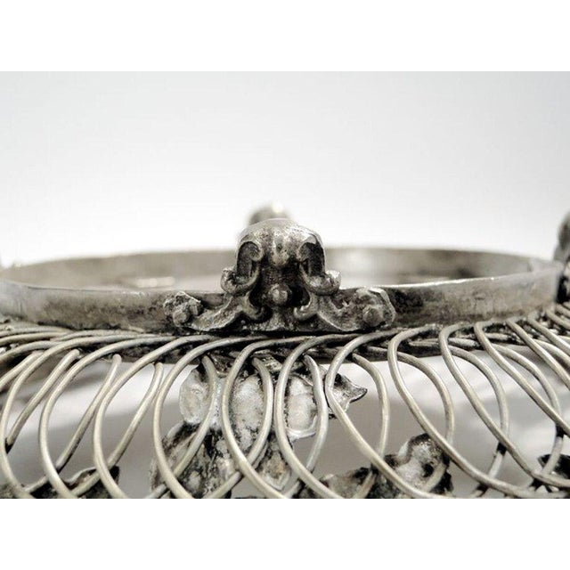 Art Nouveau Fruit Basket from Norblin, Poland, 1900s For Sale - Image 10 of 18