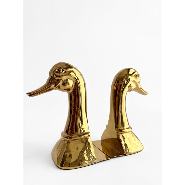 Polished Brass Bookends by Almazán, 1970s, Set of 2 For Sale - Image 6 of 11